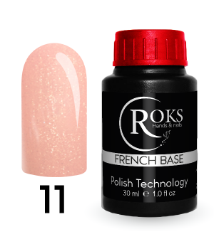 База French Rubber Base Roks 30 ml №11 TPO free